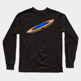 blue weaving shuttle Long Sleeve T-Shirt